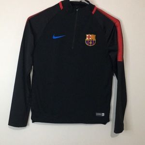FC Barcelona 1/4 zip sweatshirt